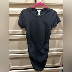Black T-shirt dress